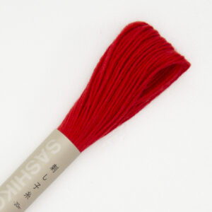 Linha para sashiko  vermelho 15