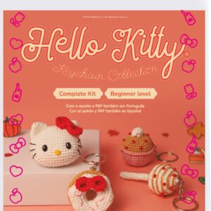 Kit Amigurumi Hello Kitty porta caves