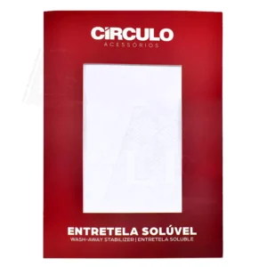 Entretela Solúvel para Bordado (Circulo) - 21 x 29,7 cm
